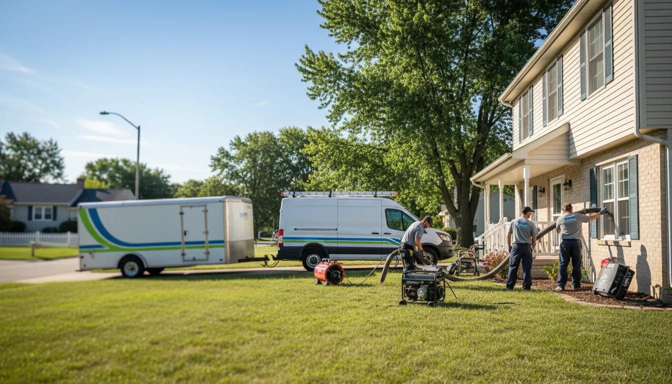 Flooded Basement Restoration And Cleanup With Repair in Martin, OH near me